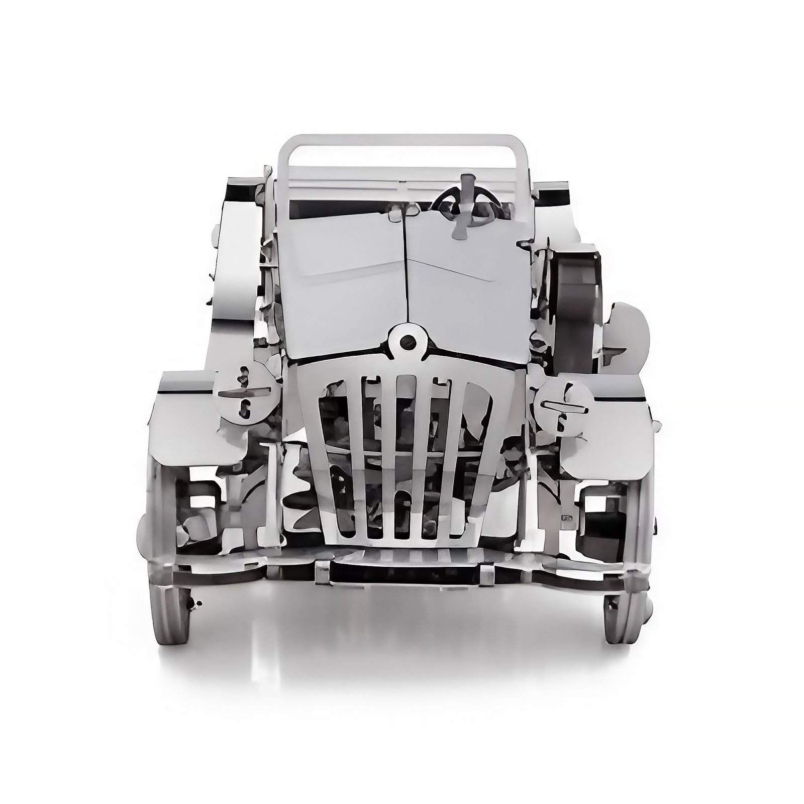 Herrliches Cabrio Metall mechanisches 3D Puzzle Time 4 Maschine - Bild 4 von 12