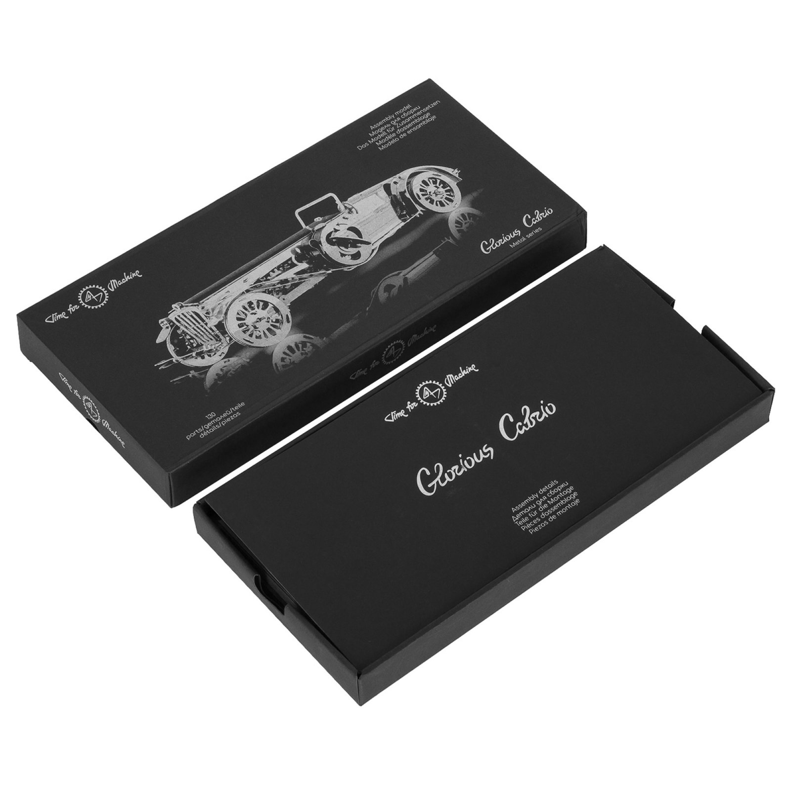 Herrliches Cabrio Metall mechanisches 3D Puzzle Time 4 Maschine - Bild 9 von 12
